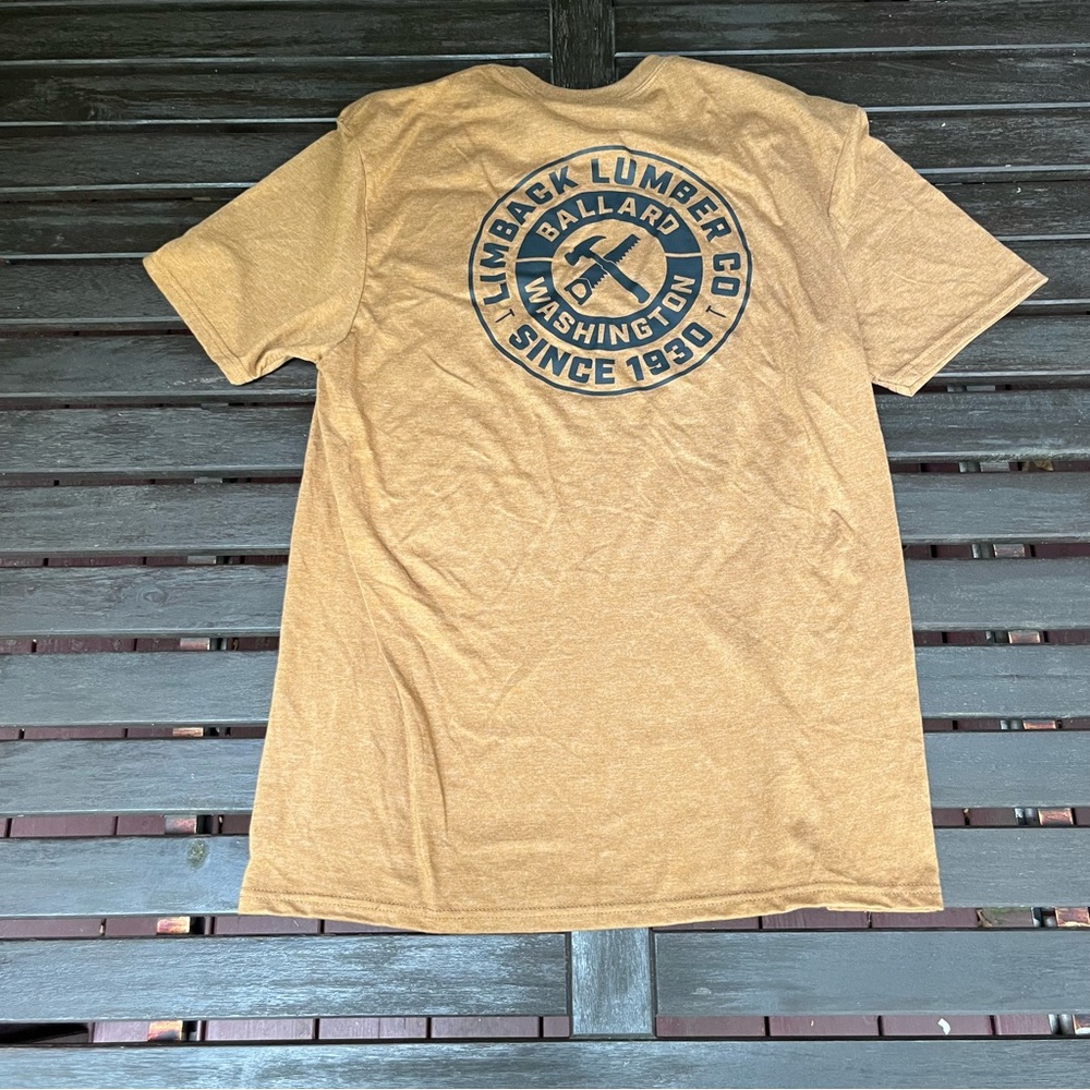 Limback Lumber Ballard Tee on District Blend Blank (L)